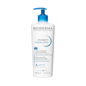 Bioderma Atoderm Crème Ultra Idratante Viso e Corpo per Pelle Secca 500 ml