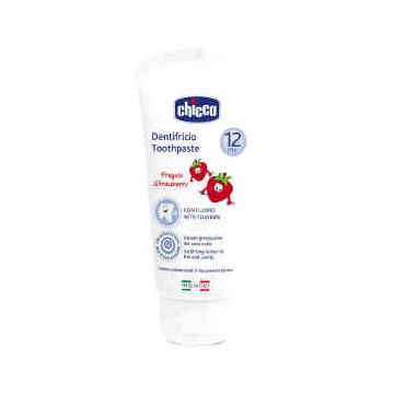 Chicco dentifricio fragola 12m+