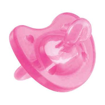 Chicco Gommotto Physio Soft 6-12 mesi silicone rosa 1pezzo