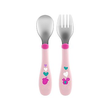 Chicco Posatine Inox 18m+