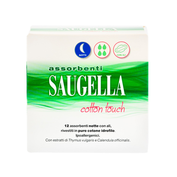 Saugella assorbenti cotone notte