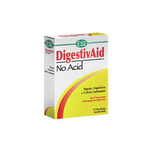 Digestivaid No Acid 12 tavolette